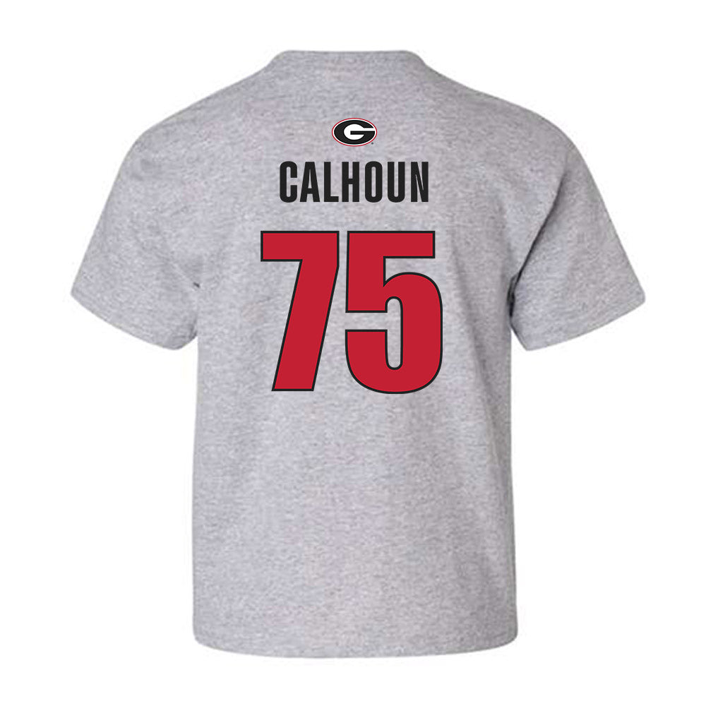 Georgia - NCAA Football : Daniel Calhoun - Classic Shersey Youth T-Shirt-1