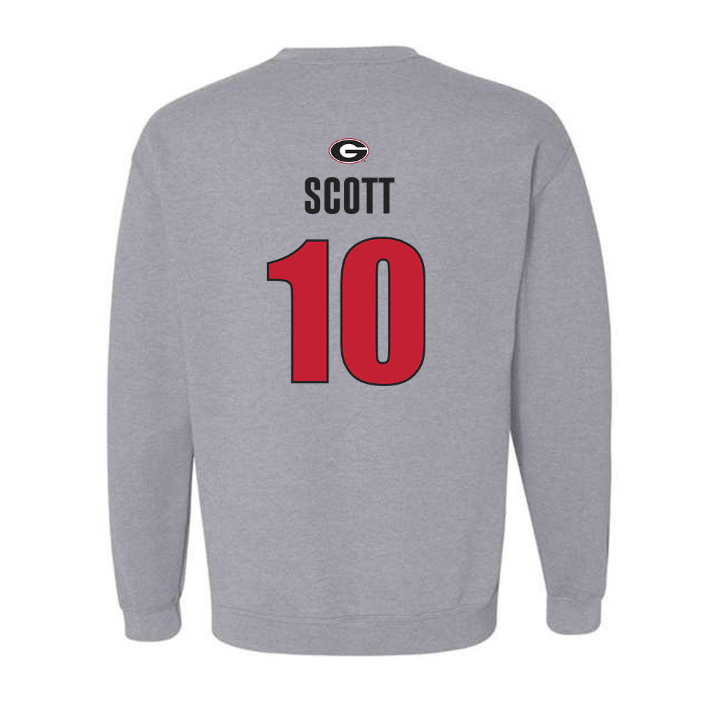 Georgia - NCAA Baseball : Matt Scott - Classic Shersey Crewneck Sweatshirt-1