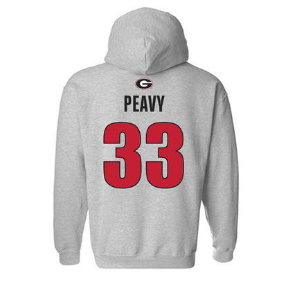 Georgia - NCAA Baseball : Jackson Peavy - Classic Shersey Hooded Sweatshirt-1