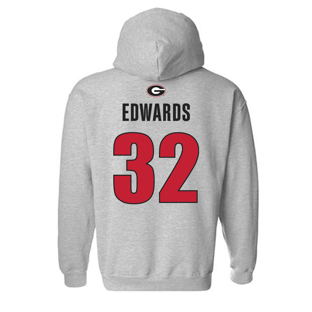 Georgia - NCAA Baseball : Grant Edwards - Classic Shersey Hooded Sweatshirt-1