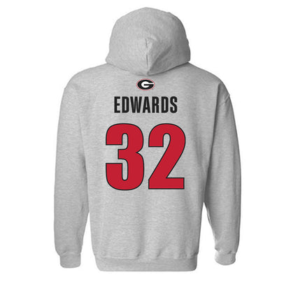 Georgia - NCAA Baseball : Grant Edwards - Classic Shersey Hooded Sweatshirt-1