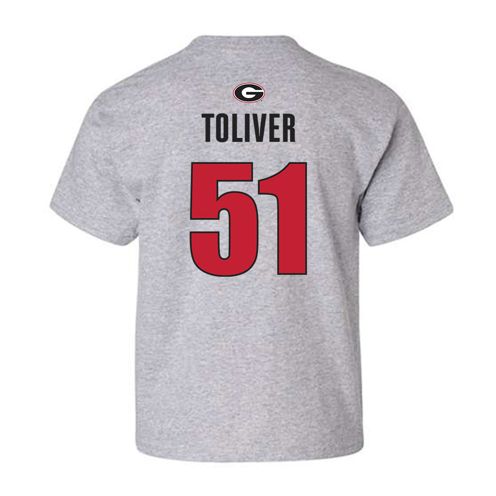 Georgia - NCAA Football : Malachi Toliver - Classic Shersey Youth T-Shirt-1