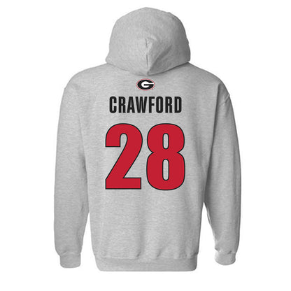 Georgia - NCAA Women's Soccer : London Crawford - Classic Shersey Hooded Sweatshirt-1