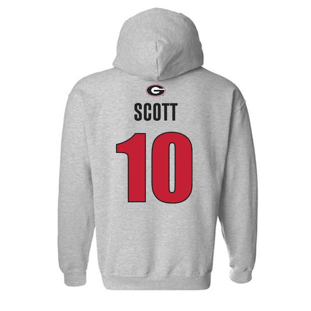 Georgia - NCAA Baseball : Matt Scott - Classic Shersey Hooded Sweatshirt-1