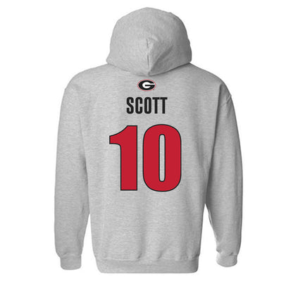 Georgia - NCAA Baseball : Matt Scott - Classic Shersey Hooded Sweatshirt-1