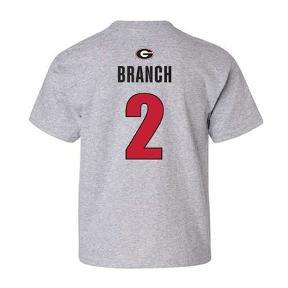 Georgia - NCAA Football : Zion Branch - Classic Shersey Youth T-Shirt-1