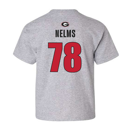Georgia - NCAA Football : Tate Nelms - Classic Shersey Youth T-Shirt-1