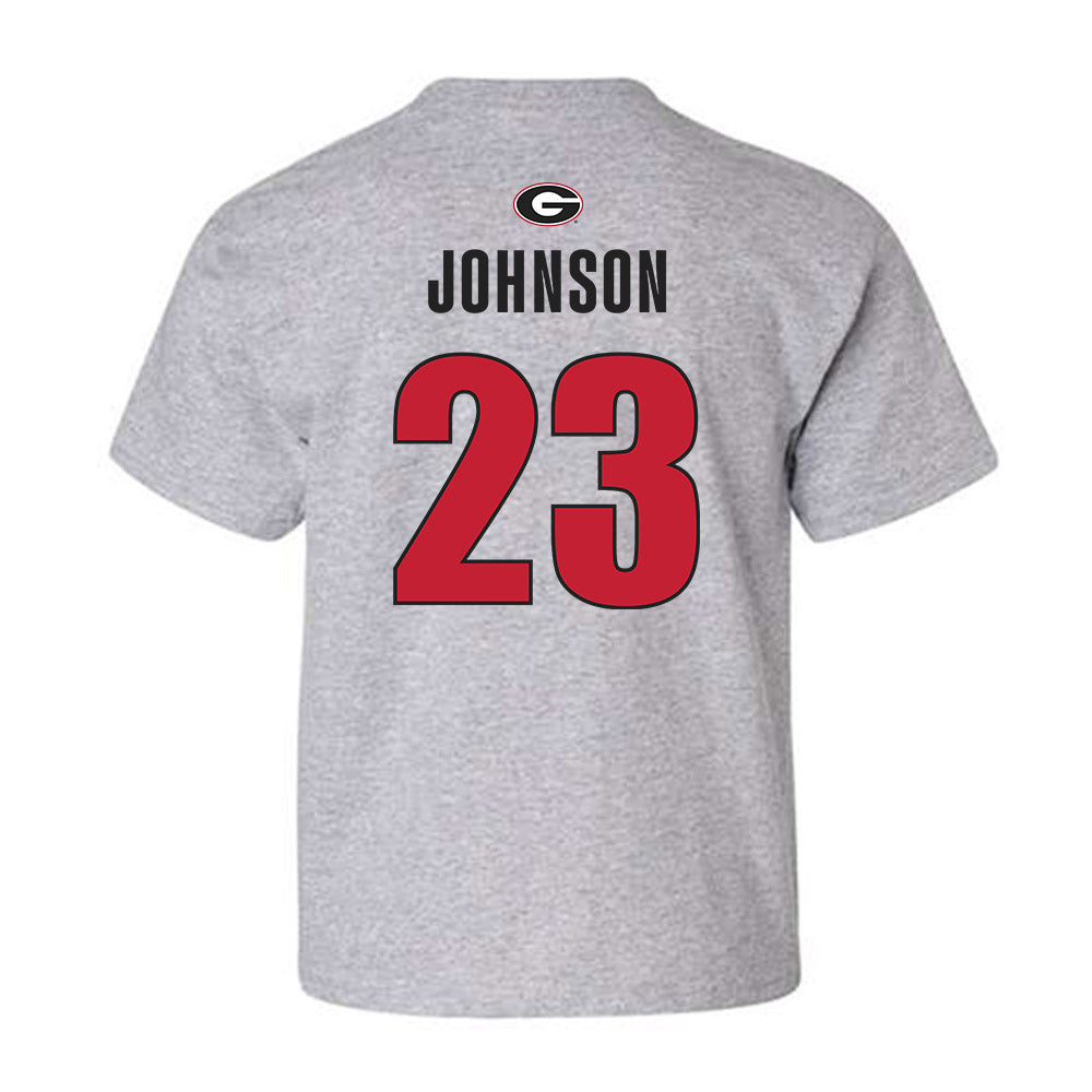Georgia - NCAA Baseball : Cole Johnson - Classic Shersey Youth T-Shirt-1