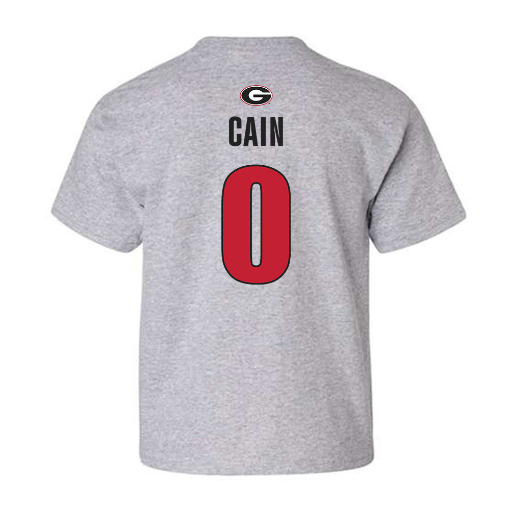 Georgia - NCAA Men's Basketball : Blue Cain - Classic Shersey Youth T-Shirt-1