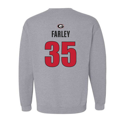 Georgia - NCAA Baseball : Paul Farley - Classic Shersey Crewneck Sweatshirt-1