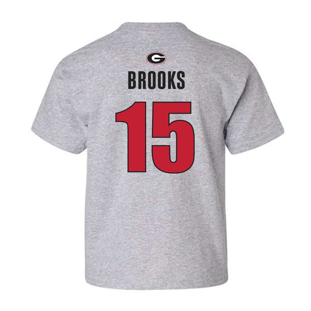 Georgia - NCAA Football : Khamari Brooks - Classic Shersey Youth T-Shirt-1