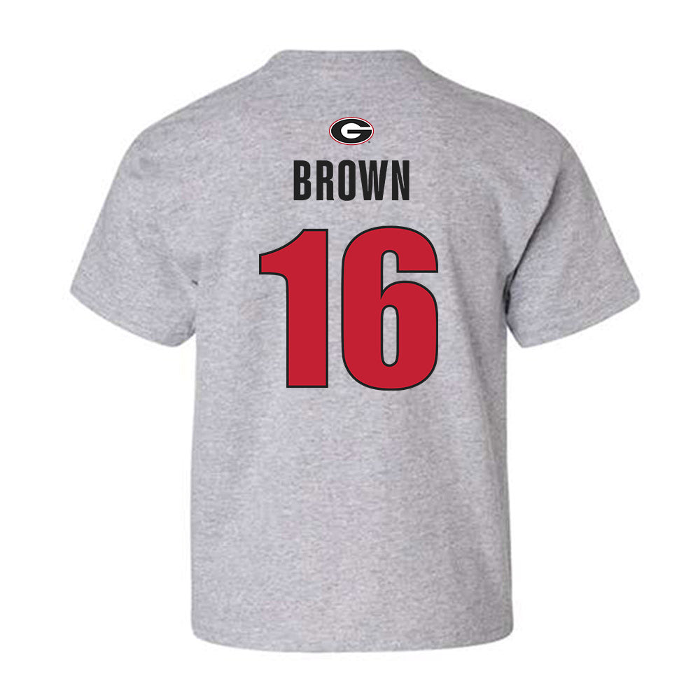 Georgia - NCAA Baseball : Zachary Brown - Classic Shersey Youth T-Shirt-1