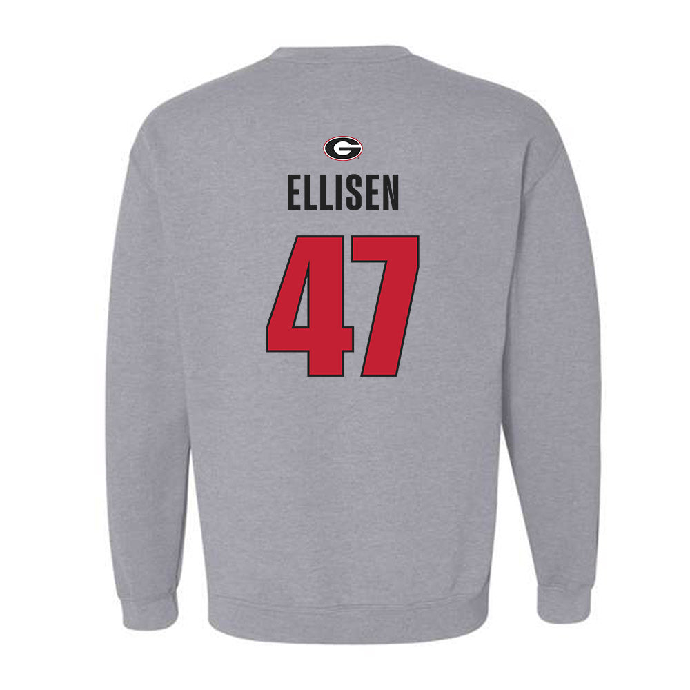 Georgia - NCAA Baseball : Thomas Ellisen - Classic Shersey Crewneck Sweatshirt-1