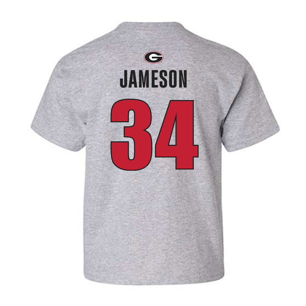 Georgia - NCAA Baseball : Caleb Jameson - Classic Shersey Youth T-Shirt-1