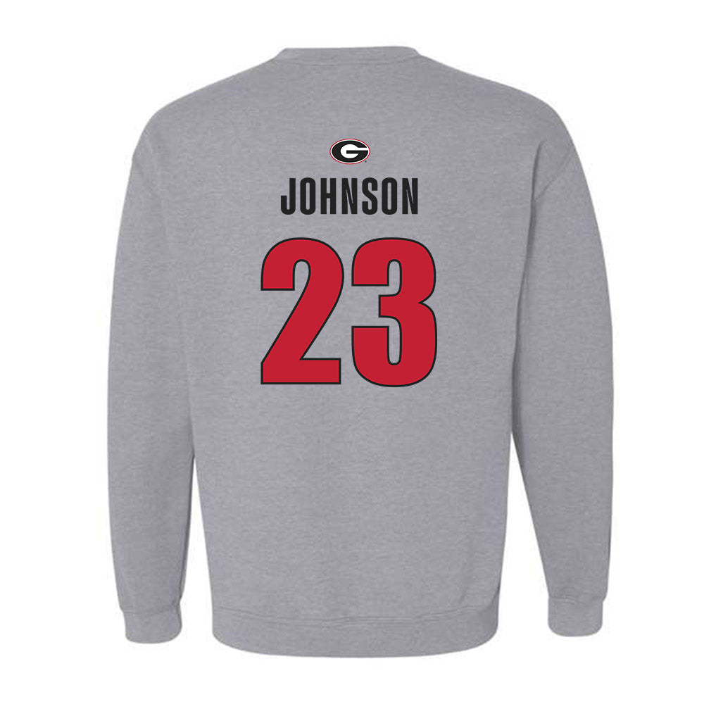 Georgia - NCAA Baseball : Cole Johnson - Classic Shersey Crewneck Sweatshirt-1