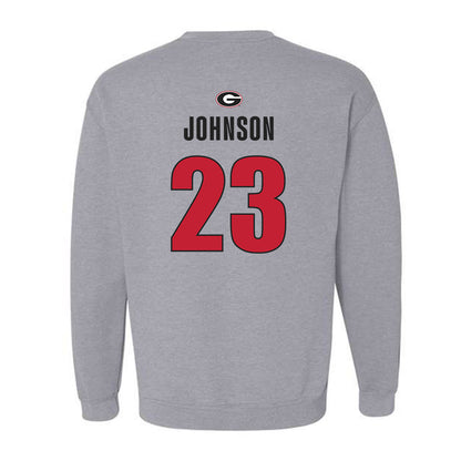 Georgia - NCAA Baseball : Cole Johnson - Classic Shersey Crewneck Sweatshirt-1