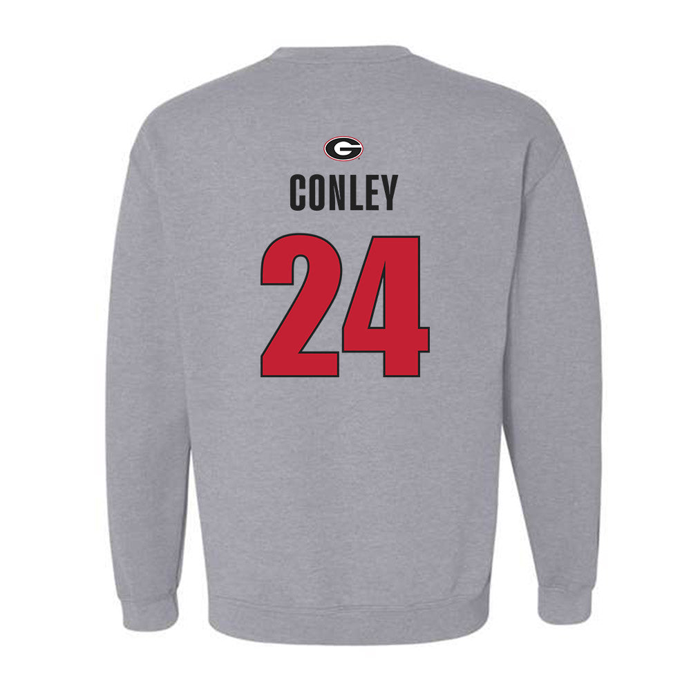Georgia - NCAA Football : Braylon Conley - Classic Shersey Crewneck Sweatshirt-1