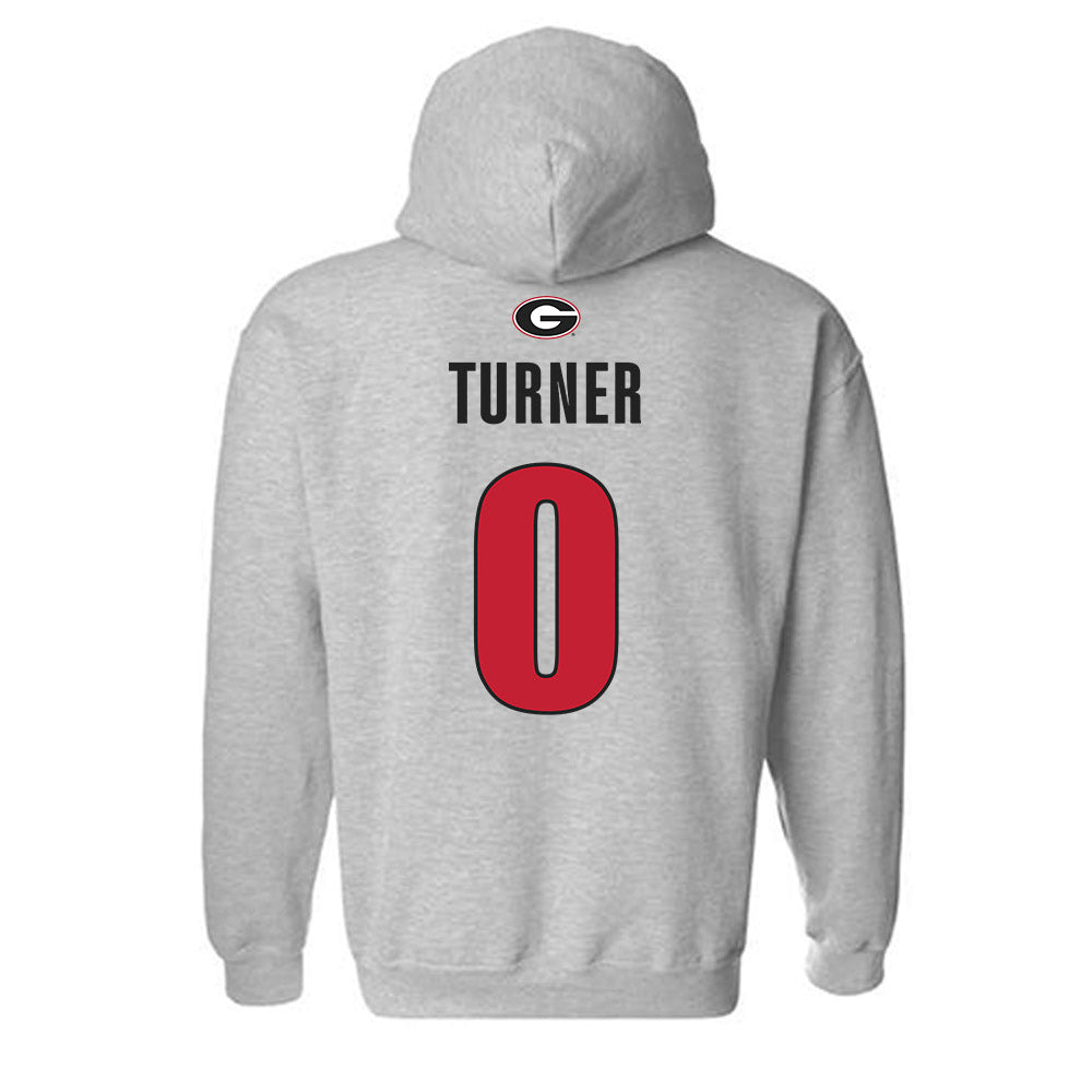 Georgia - NCAA Women's Basketball : Trinity Turner - Classic Shersey Hooded Sweatshirt-1