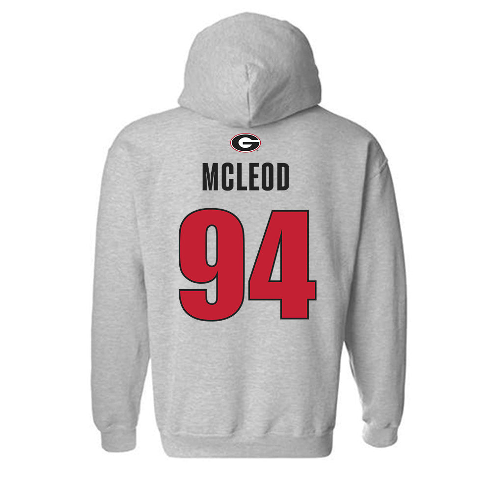 Georgia - NCAA Football : Xzavier McLeod - Classic Shersey Hooded Sweatshirt-1