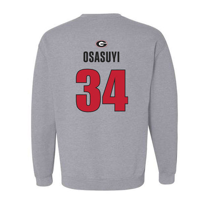 Georgia - NCAA Men's Basketball : Andrew Osasuyi - Classic Shersey Crewneck Sweatshirt-1