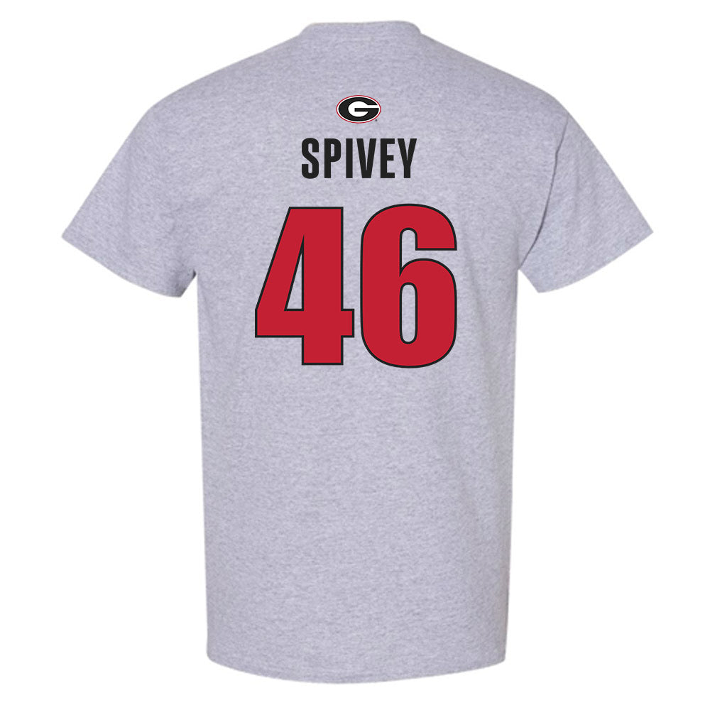 Georgia - NCAA Baseball : Logan Spivey - Classic Shersey T-Shirt-1
