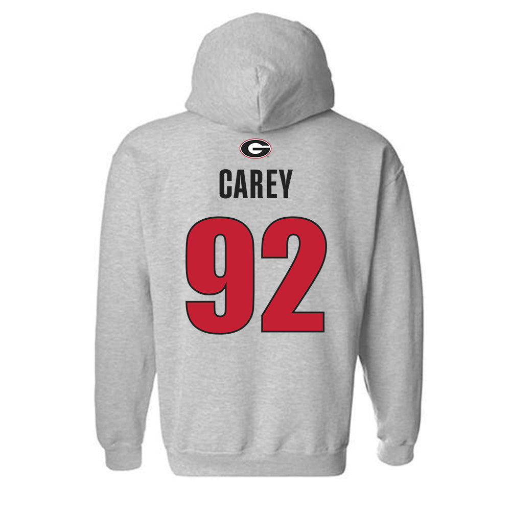 Georgia - NCAA Football : Preston Carey - Classic Shersey Hooded Sweatshirt-1
