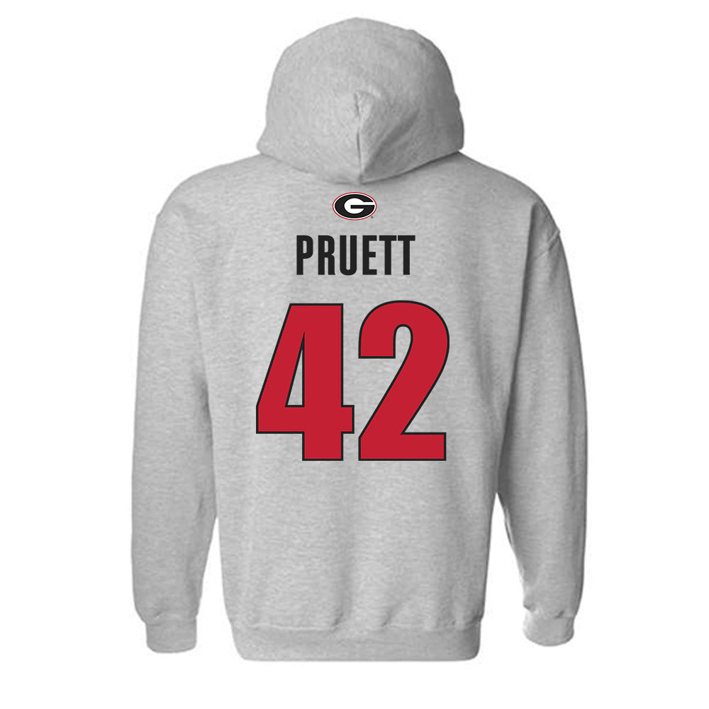 Georgia - NCAA Baseball : Brad Pruett - Classic Shersey Hooded Sweatshirt-1