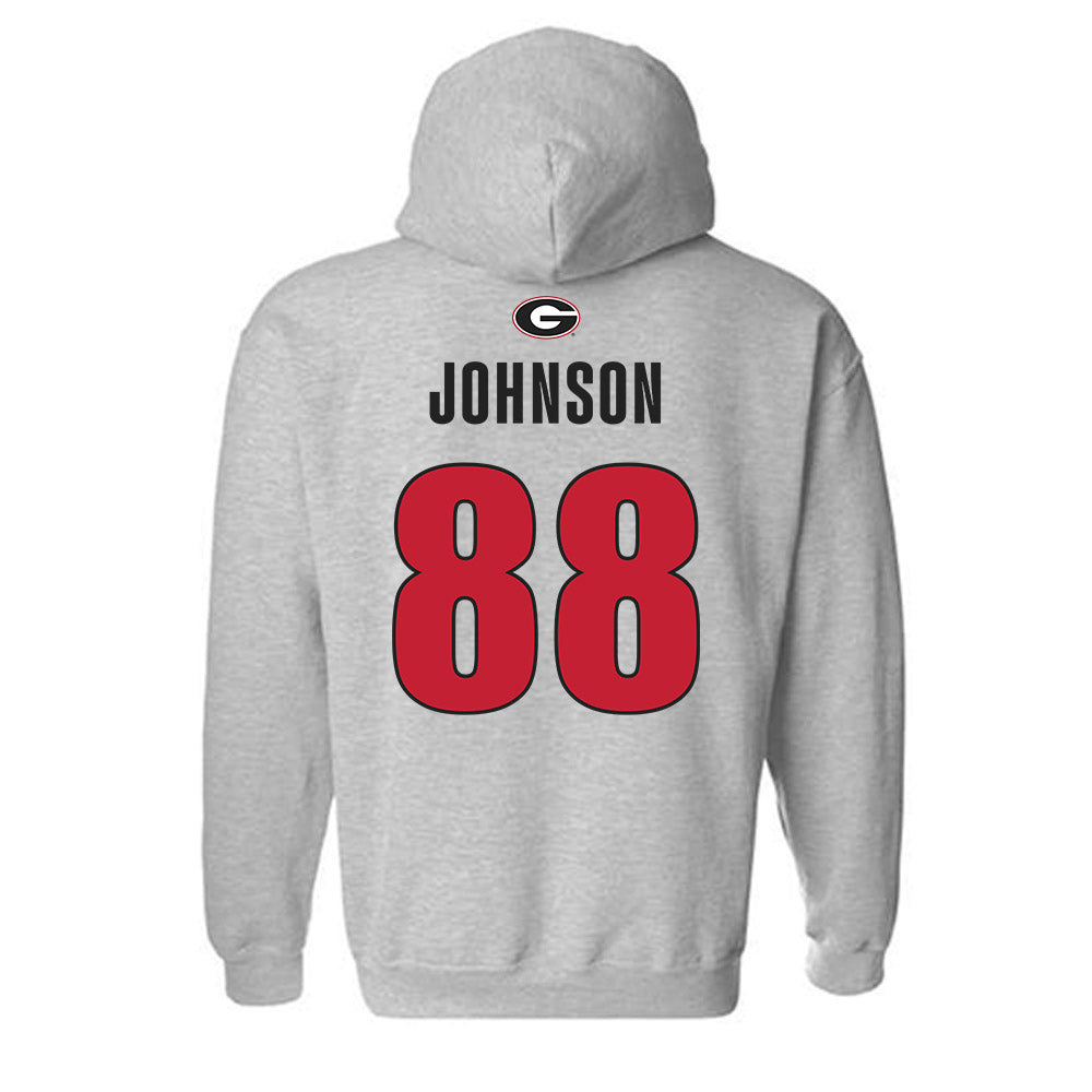 Georgia - NCAA Football : Nasir Johnson - Classic Shersey Hooded Sweatshirt-1