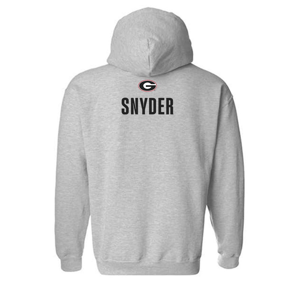Georgia - NCAA Women's Gymnastics : Holly Snyder - Classic Shersey Hooded Sweatshirt-1