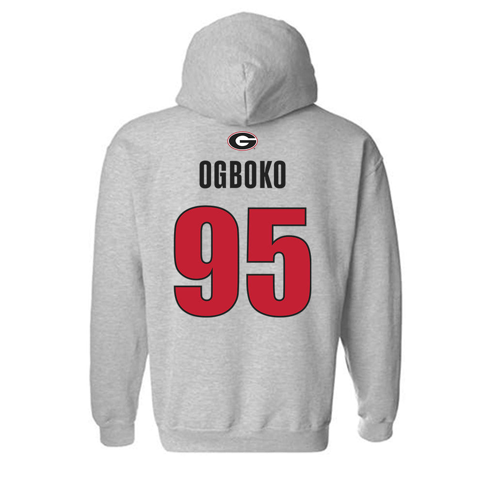 Georgia - NCAA Football : Nnamdi Ogboko - Classic Shersey Hooded Sweatshirt-1