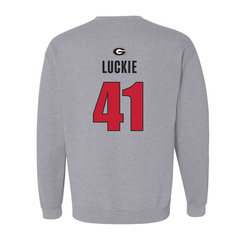 Georgia - NCAA Football : Carter Luckie - Classic Shersey Crewneck Sweatshirt-1