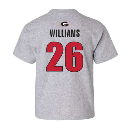 Georgia - NCAA Football : Gentry Williams - Classic Shersey Youth T-Shirt-1