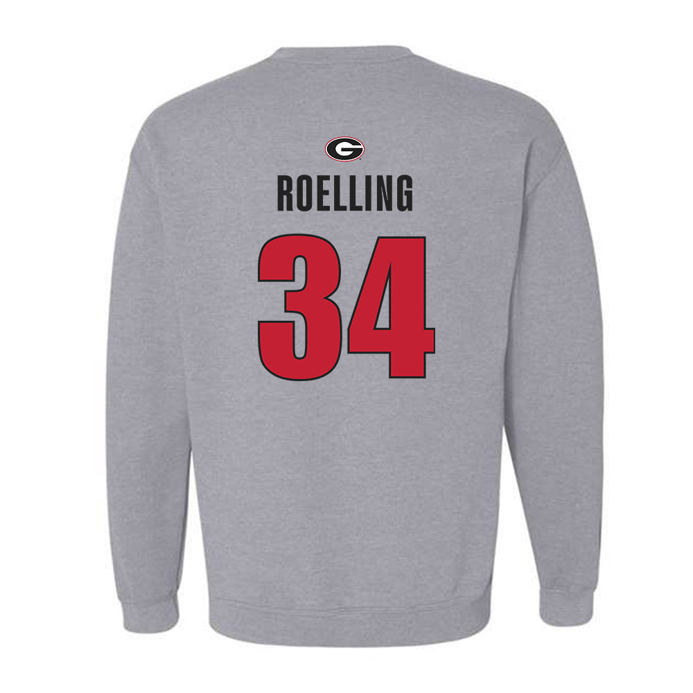 Georgia - NCAA Softball : Randi Roelling - Classic Shersey Crewneck Sweatshirt-1