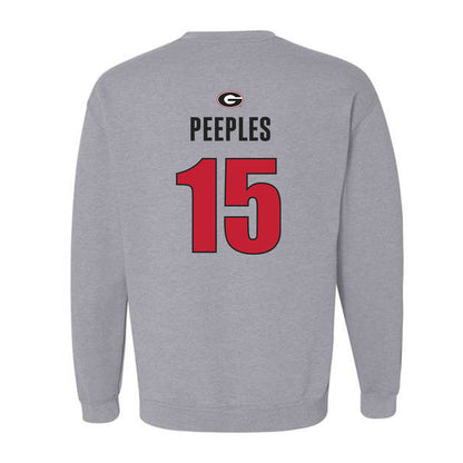 Georgia - NCAA Baseball : Ty Peeples - Classic Shersey Crewneck Sweatshirt-1