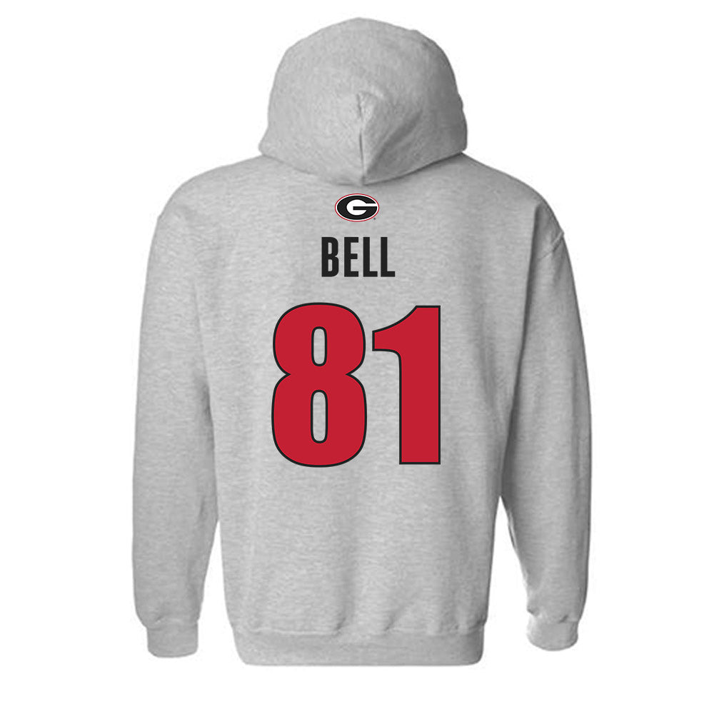 Georgia - NCAA Football : Jeremy Bell - Classic Shersey Hooded Sweatshirt-1