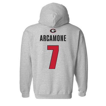 Georgia - NCAA Baseball : Jack Arcamone - Classic Shersey Hooded Sweatshirt-1