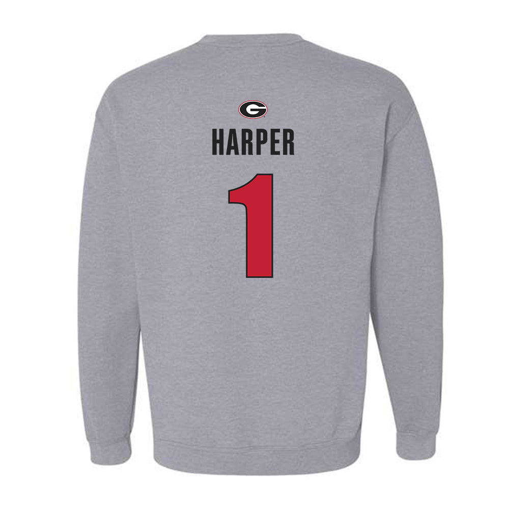 Georgia - NCAA Women's Volleyball : Tori Harper - Classic Shersey Crewneck Sweatshirt-1