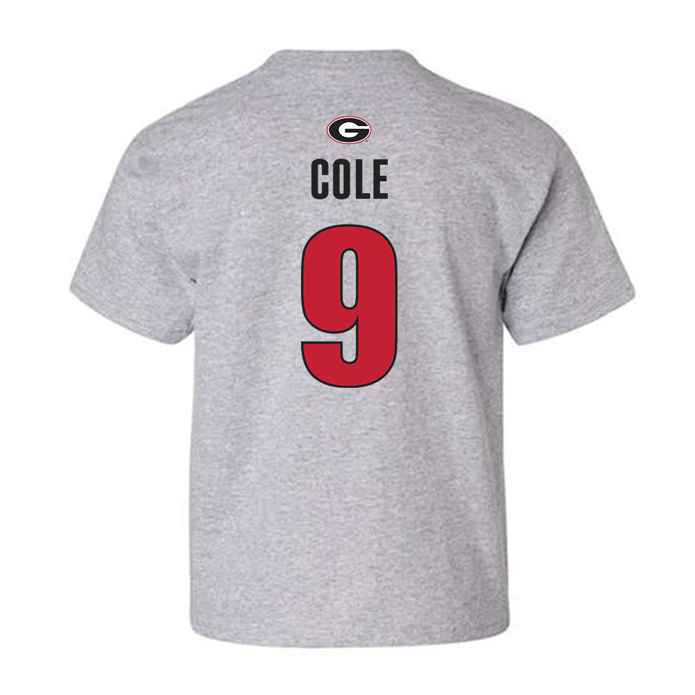 Georgia - NCAA Football : Chris Cole - Classic Shersey Youth T-Shirt-1
