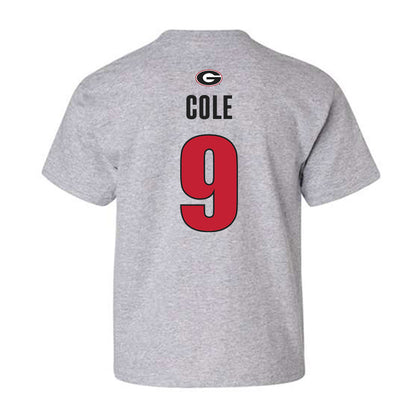 Georgia - NCAA Football : Chris Cole - Classic Shersey Youth T-Shirt-1