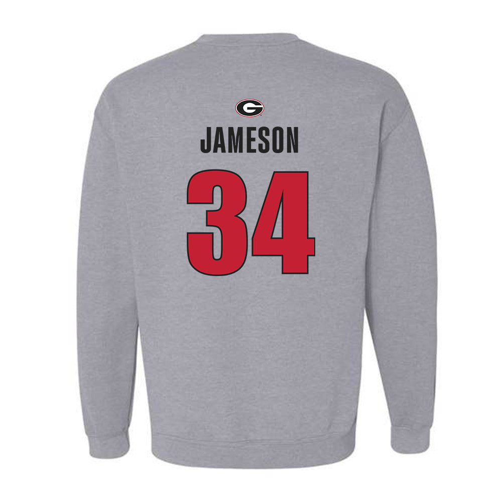 Georgia - NCAA Baseball : Caleb Jameson - Classic Shersey Crewneck Sweatshirt-1