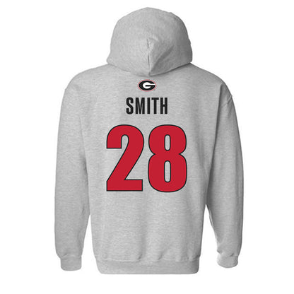 Georgia - NCAA Football : Jordan Smith - Classic Shersey Hooded Sweatshirt-1