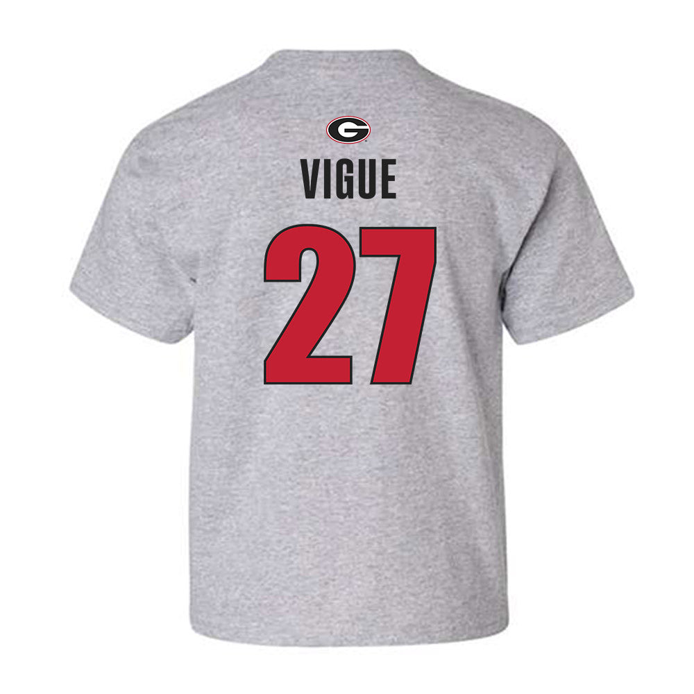 Georgia - NCAA Baseball : Dylan Vigue - Classic Shersey Youth T-Shirt-1