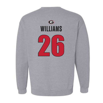 Georgia - NCAA Football : Gentry Williams - Classic Shersey Crewneck Sweatshirt-1