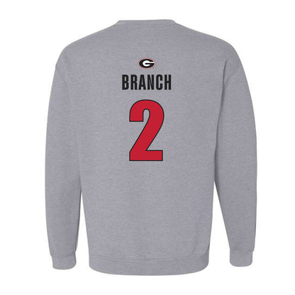 Georgia - NCAA Football : Zion Branch - Classic Shersey Crewneck Sweatshirt-1
