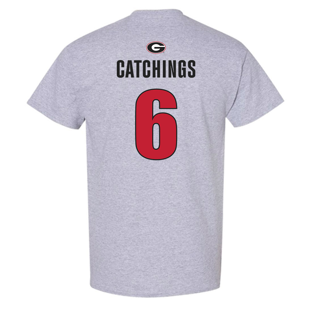 Georgia - NCAA Men's Basketball : Kanon Catchings - Classic Shersey T-Shirt-1