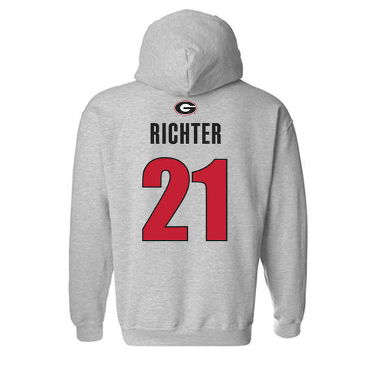 Georgia - NCAA Women's Volleyball : Alexandra Richter - Classic Shersey Hooded Sweatshirt-0