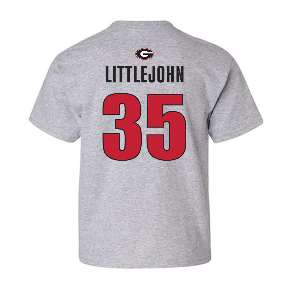 Georgia - NCAA Football : Elijah Littlejohn - Classic Shersey Youth T-Shirt-1