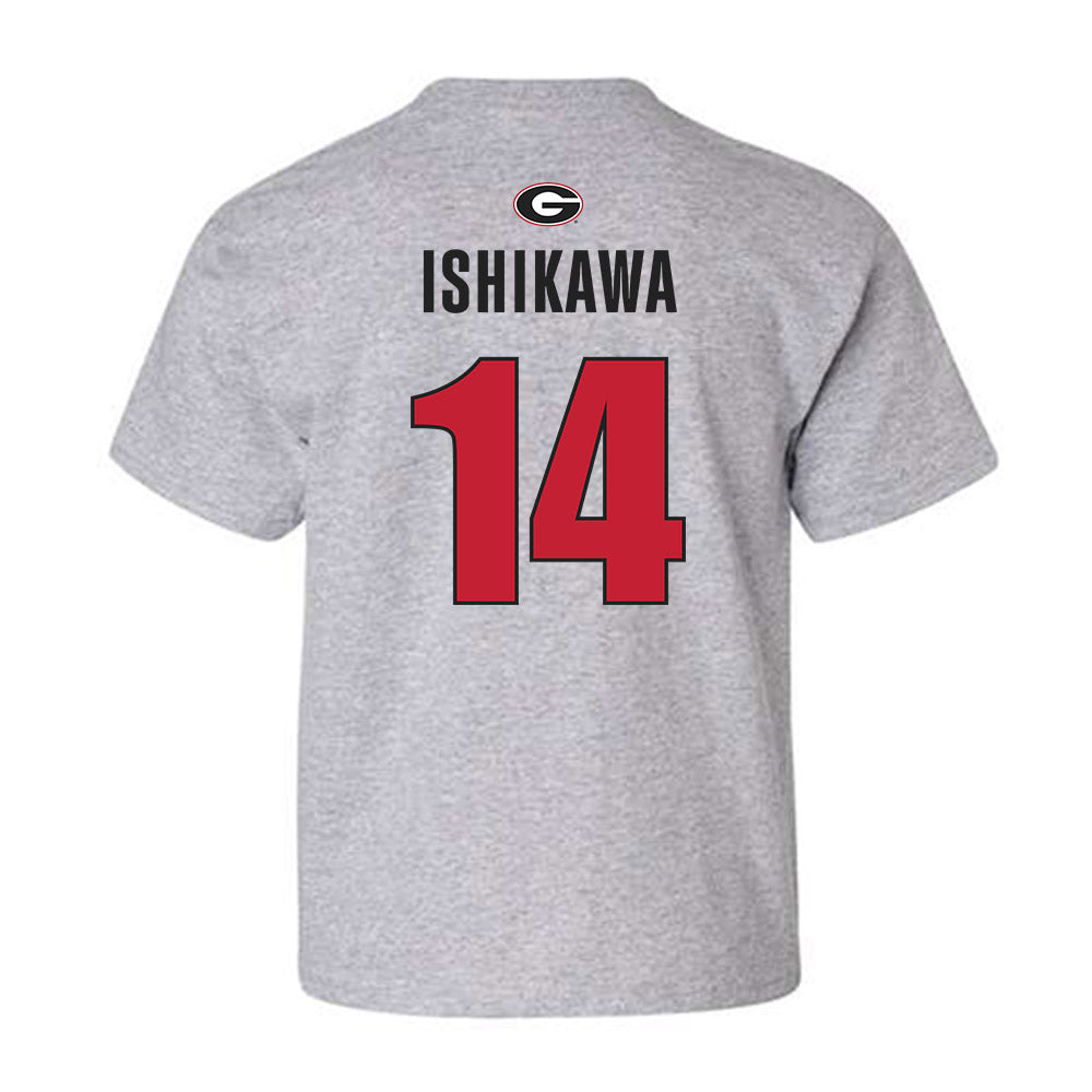 Georgia - NCAA Baseball : Kenny Ishikawa - Classic Shersey Youth T-Shirt-1