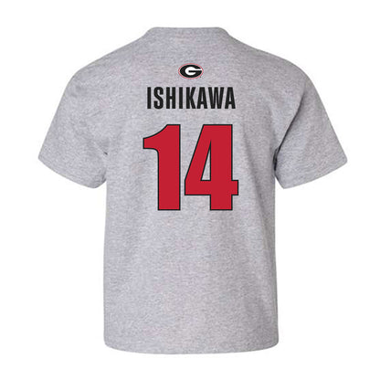 Georgia - NCAA Baseball : Kenny Ishikawa - Classic Shersey Youth T-Shirt-1