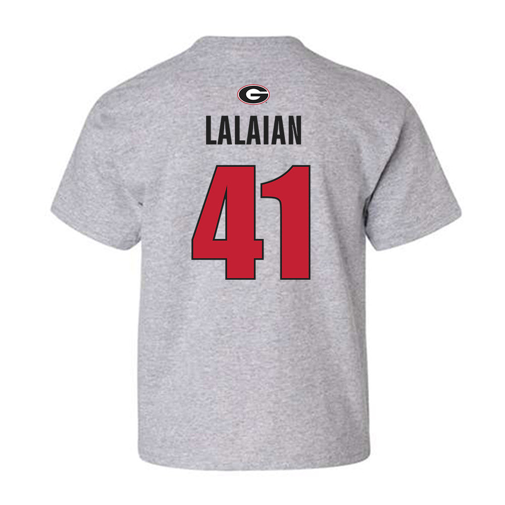 Georgia - NCAA Football : David Lalaian - Classic Shersey Youth T-Shirt-1